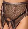 Abierta Fina Net Bra and Suspender Set L Photo 6