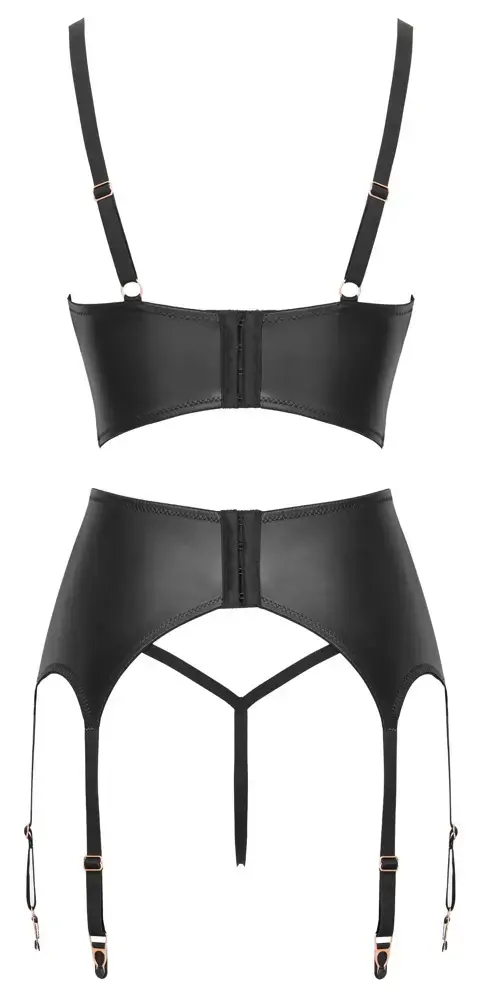Abierta Fina Shelf Bra Suspender Set 80B/M Photo 8