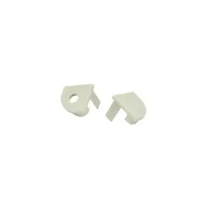 Synergy 21 S21-LED-PR20019 End Cap for LED U-Profile, White, 2 Pieces