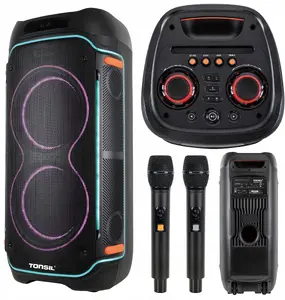 Tonsil Party Box 1601 Speaker System with Two Microphones