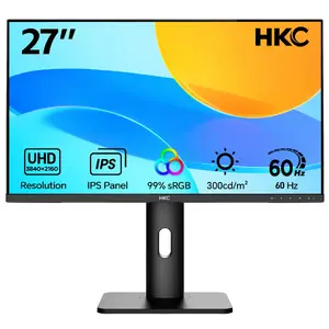HKC B2742A monitori 68,6 cm (27") 3840 x 2160 pikseļi 4K Ultra HD Melns