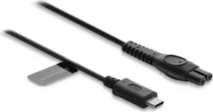 Delock USB Type-C Ladekabel 5 V für Elektrorasierer kompatibel mit Philips QP2724, QP2834, QP1924, MG9520 Serie - Rasierer Ladegerät Ersatzkabel 1 m (91793)