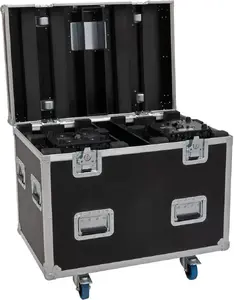 ROADINGER Flightcase HIGHLINE 4x LED IP TMH-S250/B250, mit Rollen (31005278)