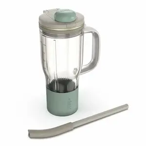 Ninja BlendBoss Single Serve Cup with Lid, Stone Mint