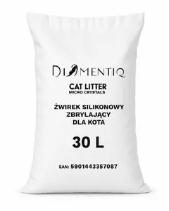 DIAMENTIQ Micro Crystals Clumping Silicone Cat Litter 30L