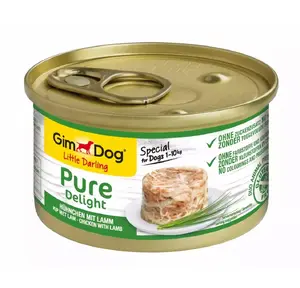 GimCat Pure Delight Chicken with Lamb Wet Cat Food 85g