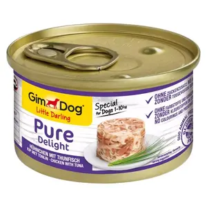 GimCat Pure Delight Chicken with Tuna Wet Cat Food 85g