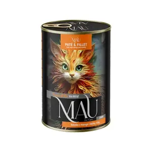 Dolina Noteci MAU Pate and Fillet Junior Duck Wet Cat Food with Mango and Rosehip