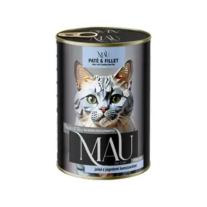 Dolina Noteci MAU Sterilised Wet Cat Food with Deer and Haskap Berries 400g