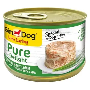 Влажный корм для кошек GimCat Pure Delight с курицей и ягненком 150 г