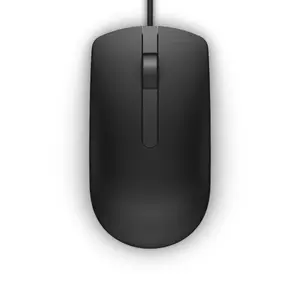 DELL MS116 компьютерная мышь Офисная Для обеих рук USB тип-A Оптический 1000 DPI