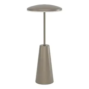 Настольная лампа EGLO PICCOLA LED, бронза, питание от аккумулятора, IP54, 2400-4000K
