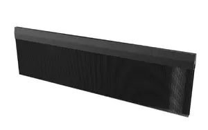 Lanview RAX245 19-inch Rack Brush Panel, Black