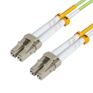 Волоконно-оптический кабель MicroConnect FIB5510100 OM5 LC-LC 100 м 50 мкм Full Duplex Зеленый