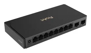 ASUS ProArt ProArt Switch PQG-U1080 Unmanaged Black Network Switch with 8-Port 2.5G Ethernet and 2-Port 10G SFP+, 16000 MAC Address Table Entries
