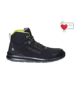Ardon G3404 Men's Safety Shoes, Black/Green, Size 46