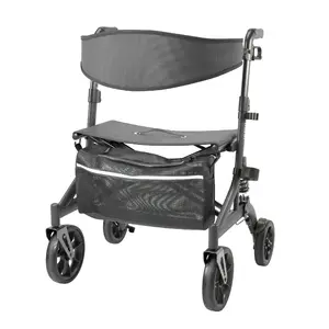 Kid-man HUGO Bariatric Outdoor Rollator with 205 kg Weight Capacity
