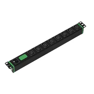 APC Easy Rack PDU Basic horizontal 1-phasig 3,7 kW 230 V 16 A 8 x C13-Steckdosen IEC60320 C20-Eingang (SEP6116G)