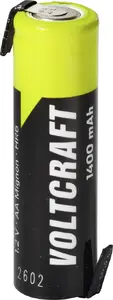 Voltcraft Mignon AA NiMH Rechargeable Battery 1.2V 1400mAh with Z-Solder Tag