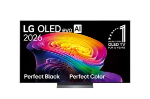 LG OLED 4K evo AI C6 TV | OLED65C61LA | 65 | Smart TV | webOS | UHD | Black