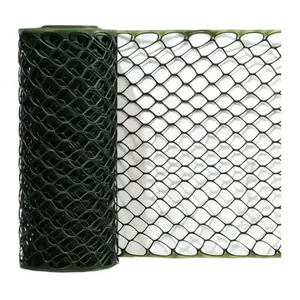 BESK Polyethylene Garden Fencing Mesh 0.5x10m Green