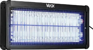 Vayox IKV-30W odu slazds un insektu lampa UVA 30W 4500V darbība 120m2 (250m2 max) (52x24x6cm) Melna