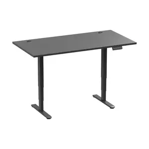 Up Up Bjorn II Adjustable Height Table, Black, Size M