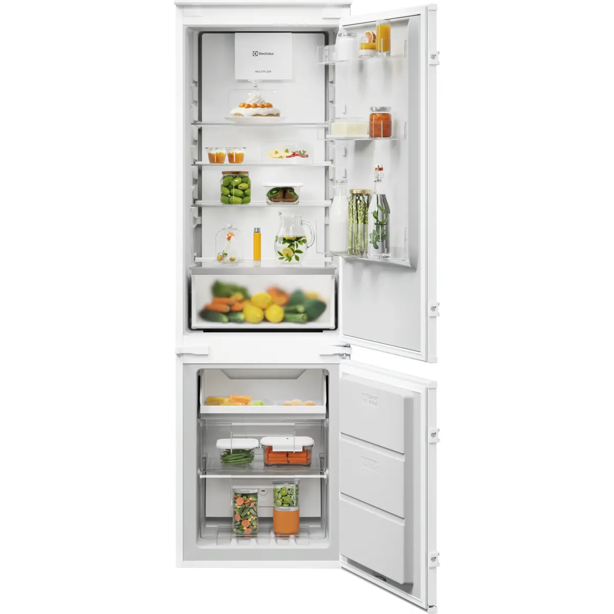 Electrolux ENA7CE18S3 Iebūvējamais ledusskapis ar 248