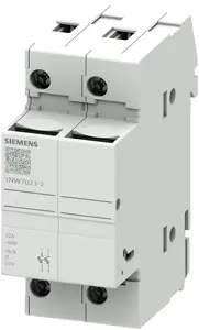 Siemens 3NW7023-2 cilindrisko drošinātāju turētājs 10x38 mm, 32A, 2-polu