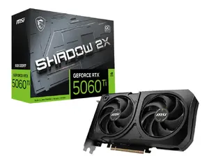 Видеокарта MSI GeForce RTX 5060 Ti Shadow 2X OC Plus 8 ГБ GDDR7