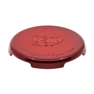 Grand Feu Cast Iron Trivet, 23 cm, Red