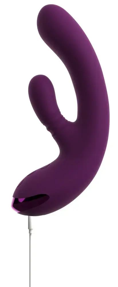 Javida trusīša tipa vibrators ar kustīgu galviņu | Dubultā stimulācija Photo 9