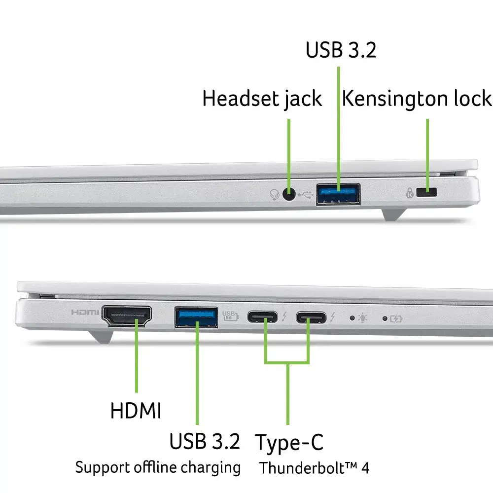 Acer Aspire 14 AI OLED Laptop | Intel Core Ultra 9 Photo 2