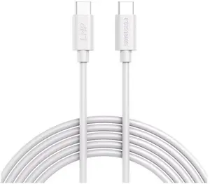 LMP USB-C uzlādes kabelis, 100W, USB 2.0, 3 metri, balts