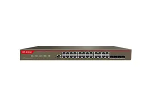 IP-COM Networks G5328X tīkla pārslēgs Vadīts L3 Gigabit Ethernet (10/100/1000) 1U Brūns