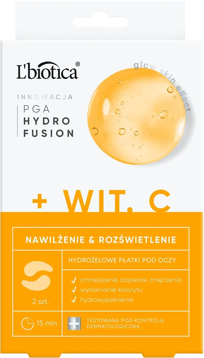 L`Biotica Hydro Fusion hidrogēla acu plāksteri