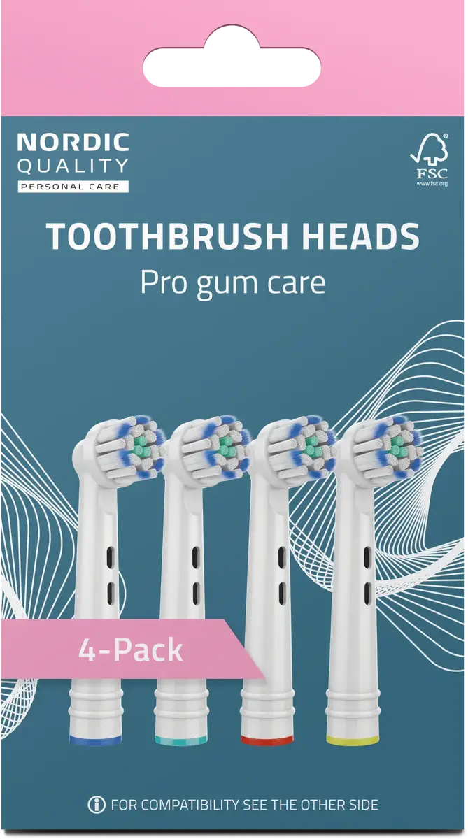 Насадки Nordic Quality Pro Gum Care, 4 шт. Photo 2