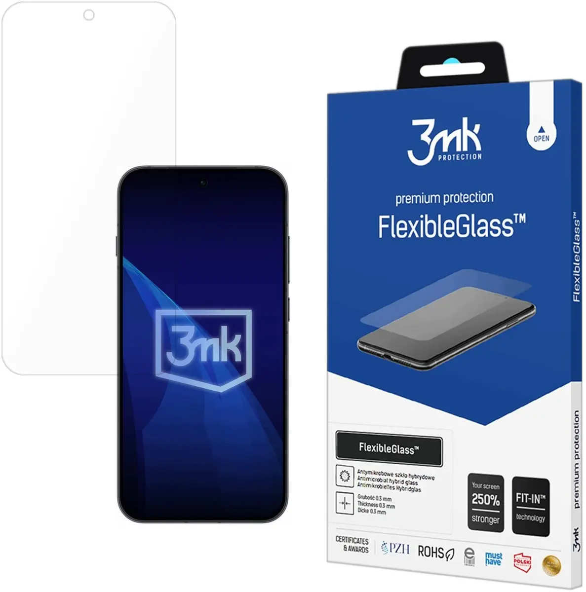 3MK FlexibleGlass ekrāna aizsargstikls viedtālrunim Oppo