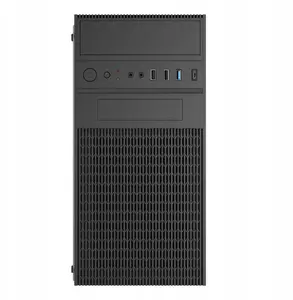Obudowa Akyga Micro ATX do komputera Skrzynka PC Tower USB-C USB 3.0 czarna (AK19BK)