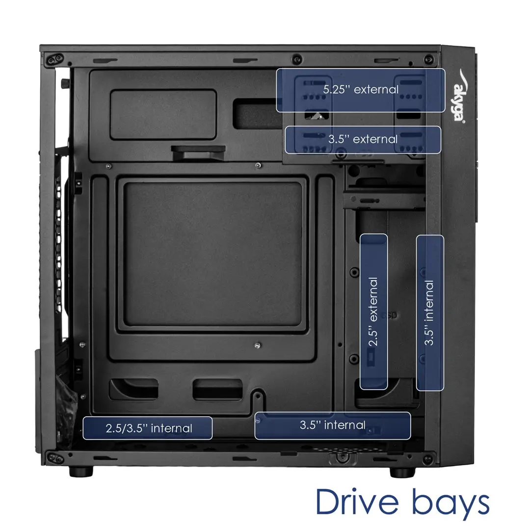 Akyga AK19BK Micro ATX datora korpuss Photo 8