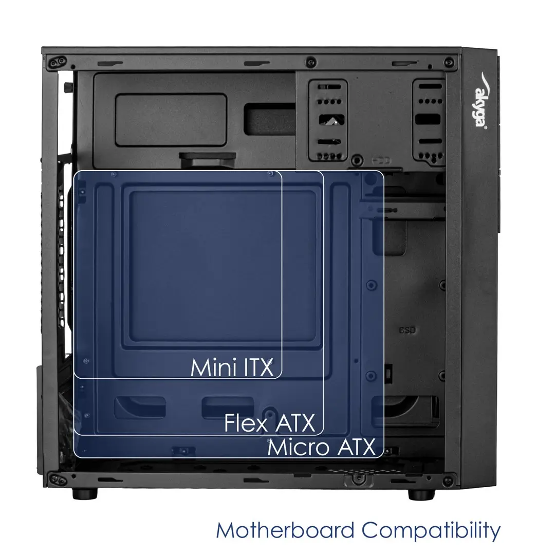 Akyga AK19BK Micro ATX datora korpuss Photo 11