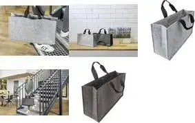 sigel Desk Sharing Bag Basic L Business Felt Laptop Bag, Grey