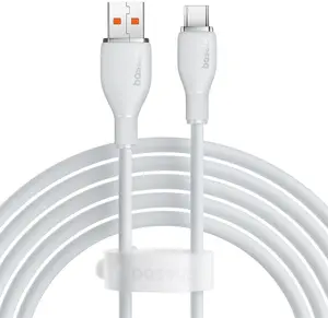 Baseus Pudding USB-A to USB-C Charging Cable 100W 1.2m White