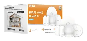 IMOU Home Alarm Kit 5-daļīgs viedās drošības komplekts ar ZigBee vārteju, kustību sensoru, durvju/logu sensoriem un tālvadības pulti