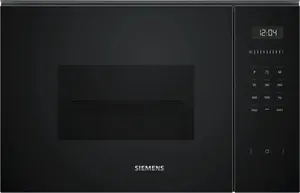 Iebūvējama grila mikroviļņu krāsns Siemens iQ500 BE555LMB1, 25 l, 900 W, melna
