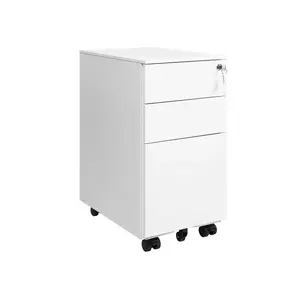 Songmics OFC031W01 Mobile Office Filing Cabinet with Drawers