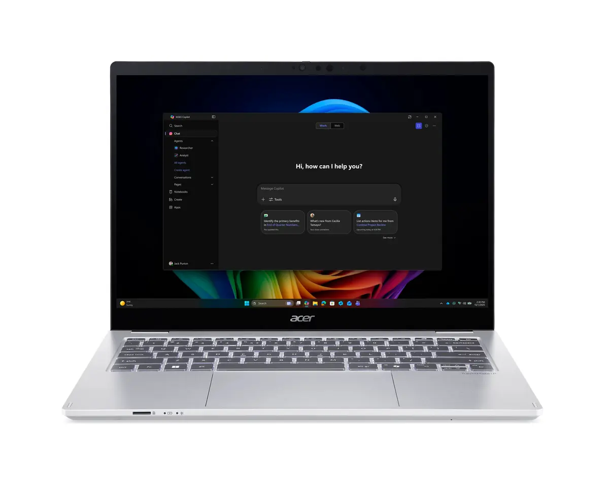 Acer TravelMate P4 Spin 14 AI