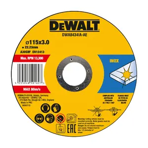 DeWALT DWA8434IA-AE аксессуар для угловых шлифмашин Ріжучий диск