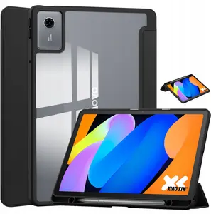 Strado-Tech CrystalClear Tablet Case for Lenovo Idea Tab 11 2025 with Stand and Stylus Holder