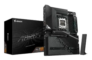 GIGABYTE X870 AORUS STEALTH ATX Motherboard, Socket AM5, DDR5-8200, PCIe 5.0, Wi-Fi 7, USB 4